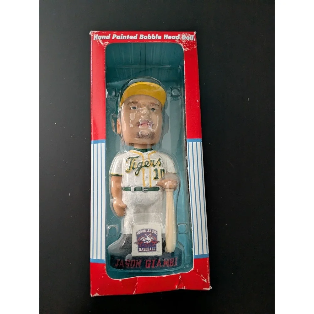 Jason Giambi Tacoma Tigers Genuine Hand Painted BobbleHead Doll Minor League BB